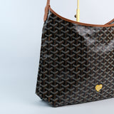 Goyard Bohemme Tan with Yellow Heart