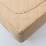 Chanel Double Flap Beige Jumbo - (MICROCHIP)