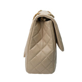 Chanel Single Flap XXL Beige GHW - (UNUSED)