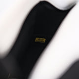 Chanel Mini Square Black and White GHW - s19