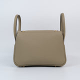 Hermes Mini Lindy Beige Marfa Ghw - W