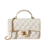 Chanel Mini Rectangle Top Handle White - s31