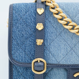 HOLD | Chanel Lucky Spring Denim Messenger Bag - (MICROCHIP)