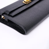 Hermes Kelly To Go Noir Chevre GHW - Y
