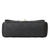 Chanel Mini Rectangle Iridescent Black GHW -s25
