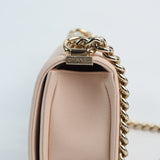 Chanel Le boy Small Chevron Light Pink