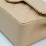 Chanel Double Flap Small Beige Claire GHW - (MICROCHIP)