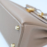 HOLD | Hermes Kelly 25 Togo Etoupe GHW - U
