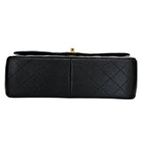 Chanel Double Flap Jumbo Black GHW -s24