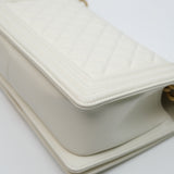 Chanel Le Boy Old Medium White - (MICROCHIP)