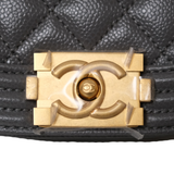 Chanel Le Boy Messenger Gray