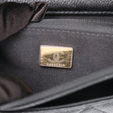 Chanel Seasonal WOC Black Caviar GHW - (MICROCHIP)