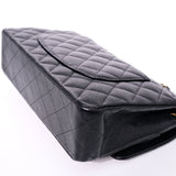 Chanel Double Flap Medium Black GHW - s27