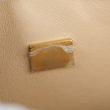 Chanel Double Flap Medium Beige Claire -(MICROCHIP)