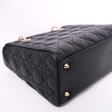 HOLD | Lady Dior Medium Noir Soft Caviar GHW