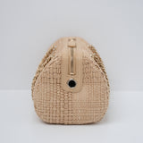 Chanel Mini Bowling Bag Raffia GHW