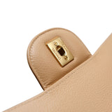 Chanel Double Flap Jumbo Beige GHW - (MICROCHIP)