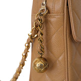 Chanel Camera Bag Dark Beige