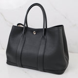 Hermes Garden Party 30 Black PHW - Z