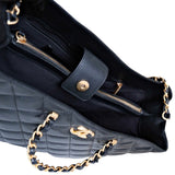 Chanel Large CC Shopping Tote Black GHW - (MICROCHIP)