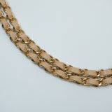 Chanel Double Flap Medium Beige Claire GHW - (MICROCHIP)