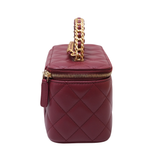 Chanel Vanity Top Handle Burgundy - GHW