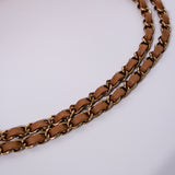 Chanel Double Flap Small Caramel GHW - (MICROCHIP)