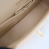 Chanel Double Flap Small Beige Claire GHW - s31