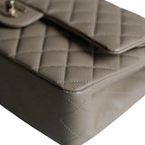 Chanel Double Flap Medium Dark Beige GHW - (MICROCHIP)