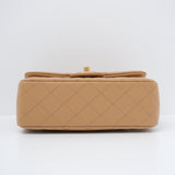 Chanel Mini Rectangle Pearl Crush Dark Beige GHW 2025