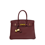 Hermes Birkin 30 Rouge H GHW - Z