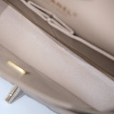 Chanel Double Flap Small Dark Beige GHW - (MICROCHIP)