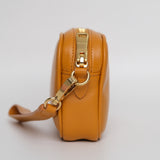 Miu Miu Leather Pouch Pomegranate Yellow