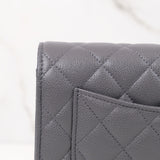 Chanel Wallet On Chain (WOC) Dark Gray - (Chip; 2024)