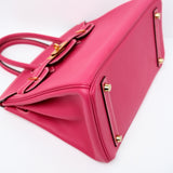 HOLD | Hermes Birkin 30 Rose Tyrien GHW