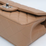 Chanel Mini Rec Dark Beige SHW - (MICROCHIP)