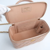 Chanel Vanity Top Handle Pink Beige - s31