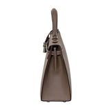 Hermes Kelly 25 Etoupe Epsom Sellier PHW - K