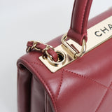 Chanel Trendy CC Burgundy GHW -s28