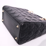HOLD | Lady Dior Medium Noir Soft Caviar GHW