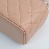 Chanel Vanity Top Handle Pink Beige - s31