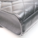Chanel CC Flap Briefcase Black Caviar GHW - (MICROCHIP)