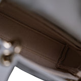 Lady Dior Mini White GHW