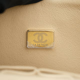 Chanel Double Flap Small Beige Claire GHW - (MICROCHIP)
