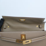 Hermes Kelly Elan Etoupe GHW - W