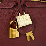 Hermes Birkin 30 Rouge H GHW - Z