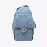 Chanel 25 Small Denim GHW - (MICROCHIP)