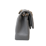 HOLD | Chanel Double Flap Small Dove Gray GHW - s29