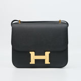 Hermes Constance 18 Black GHW - B