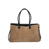 HOLD | Chanel Urban Essential Suede Dark Beige/Black Medium - (MICROCHIP)